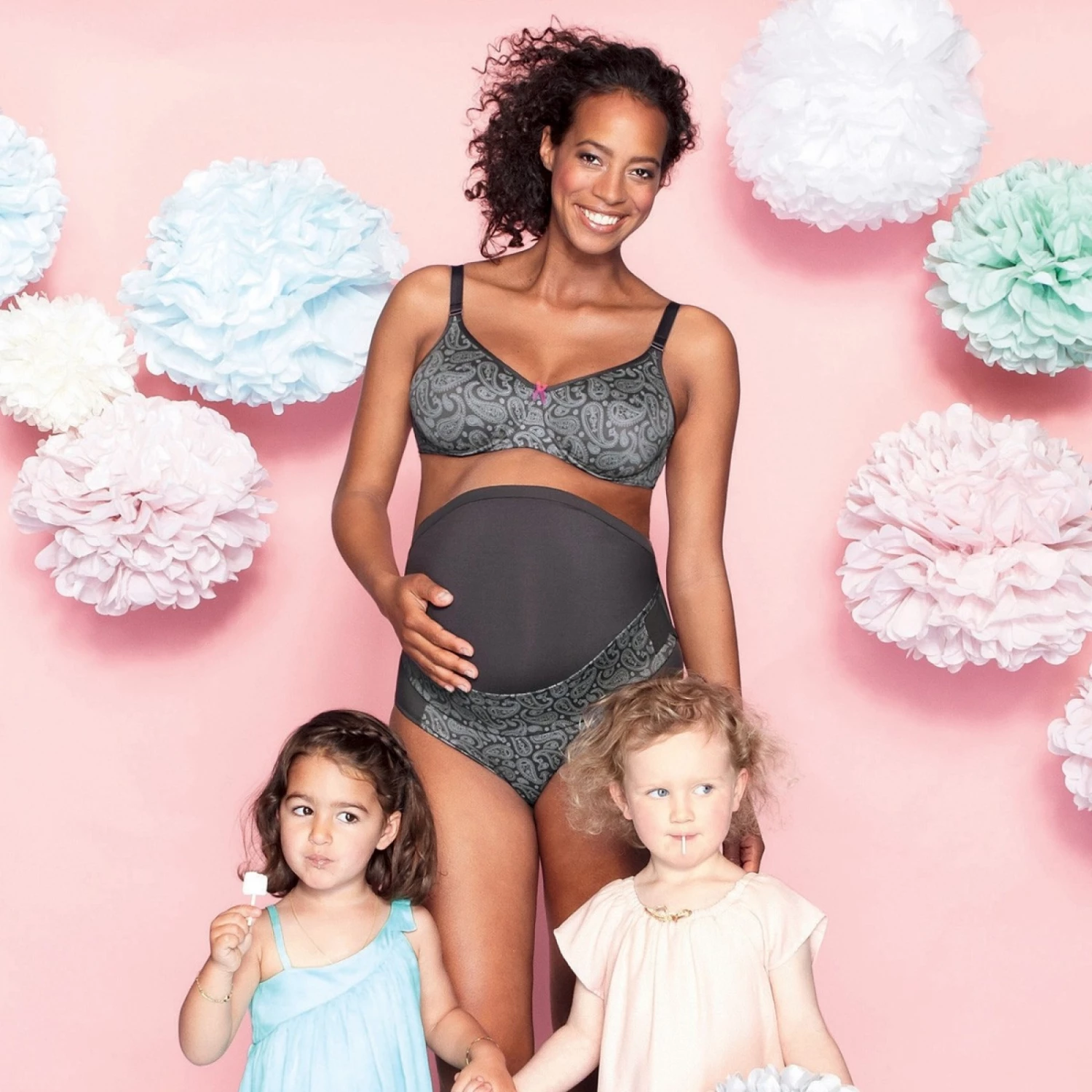 Ceinture De Grossesse Paisley ANITA Maternity Anthracite 2 Ceinture De Grossesse Paisley ANITA Maternity Anthracite – Image 2