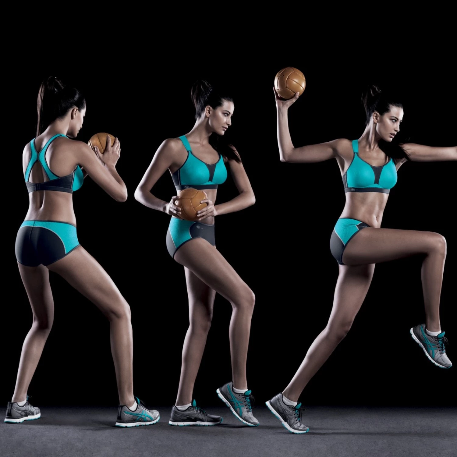 Soutien-Gorge Sport ANITA Active DynamiX Star Peacock Anthracite – Image 4