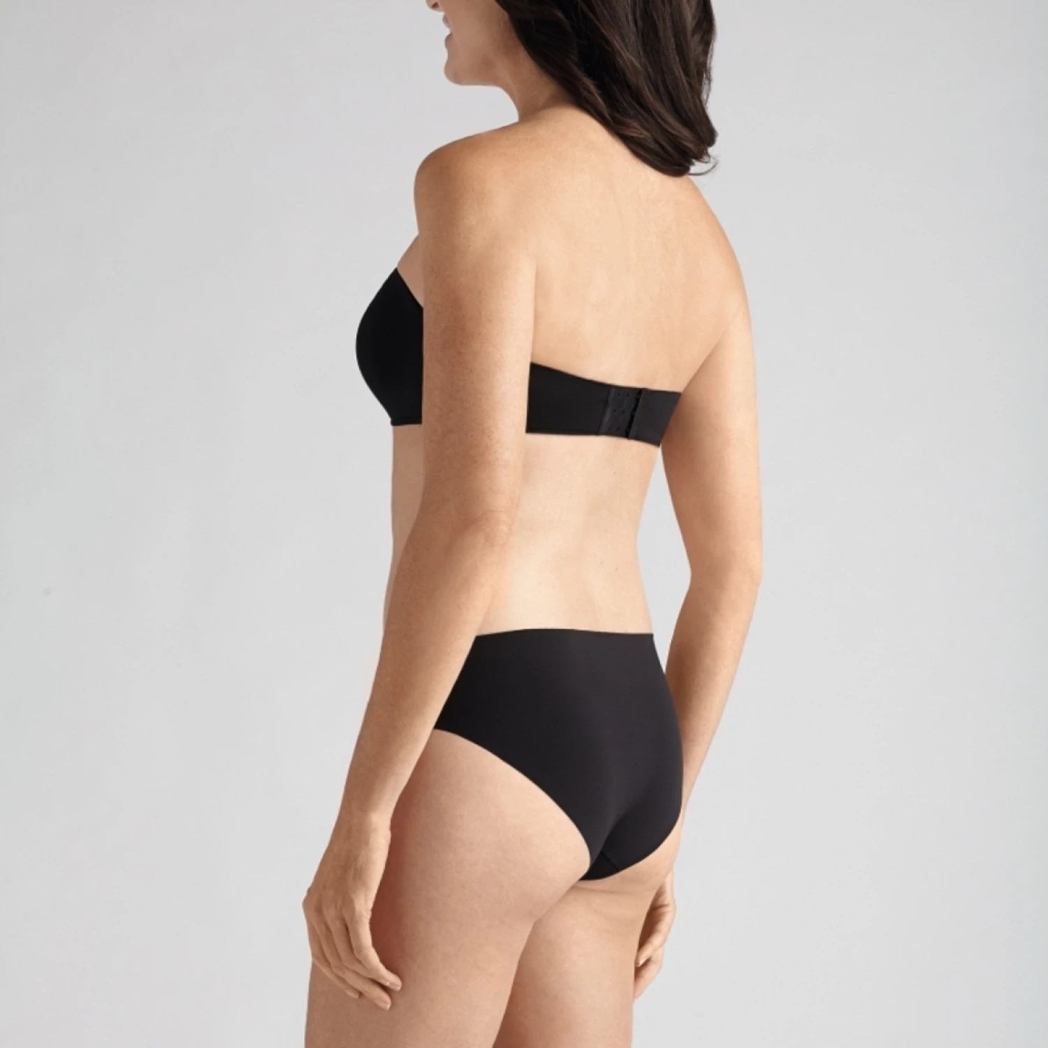 AMOENA Barbara Bandeau Sans Bretelles Pour Prothèse Noir 2 AMOENA Barbara Bandeau Sans Bretelles Pour Prothèse Noir – Image 2