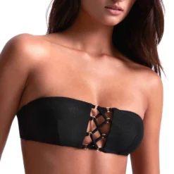 Aubade Haut Maillot Bain Bandeau Souple Summer Glow Noir
