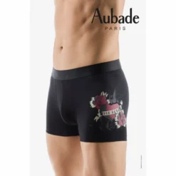 Aubade Men Boxer True Love Rose -sous-vêtement boutique 1600x1600 aubade men boxer true love noir p6 19 27122021