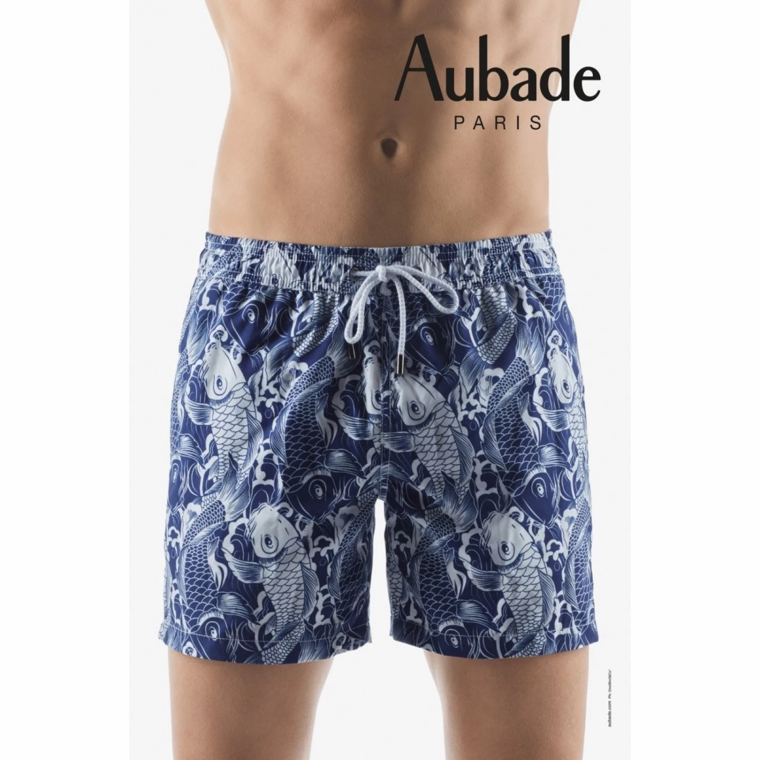 Aubade Men Maillot De Bain X Camille Lacourt Carpe Bleu 2 Aubade Men Maillot De Bain X Camille Lacourt Carpe Bleu – Image 2