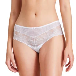 Aubade Shorty Saint Tropez Fleur De Tattoo Blanc