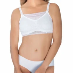 Bandeau Dentelle Post-opératoire ANITA Care Fleur Blanc