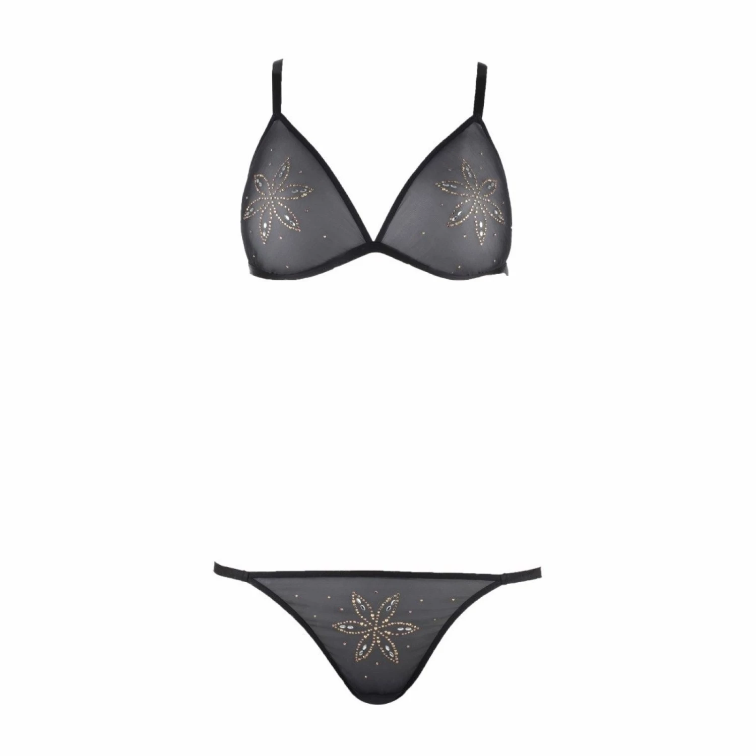 Boite à Désir AUBADE Ensemble Strass Noir 6 Boite à Désir AUBADE Ensemble Strass Noir – Image 6