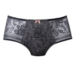 Culotte Haute Rosa Faia Fleur Anthracite