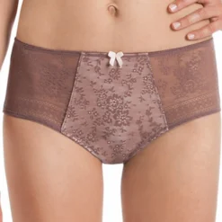 Culotte Haute Rosa Faia Fleur Rose Framboise