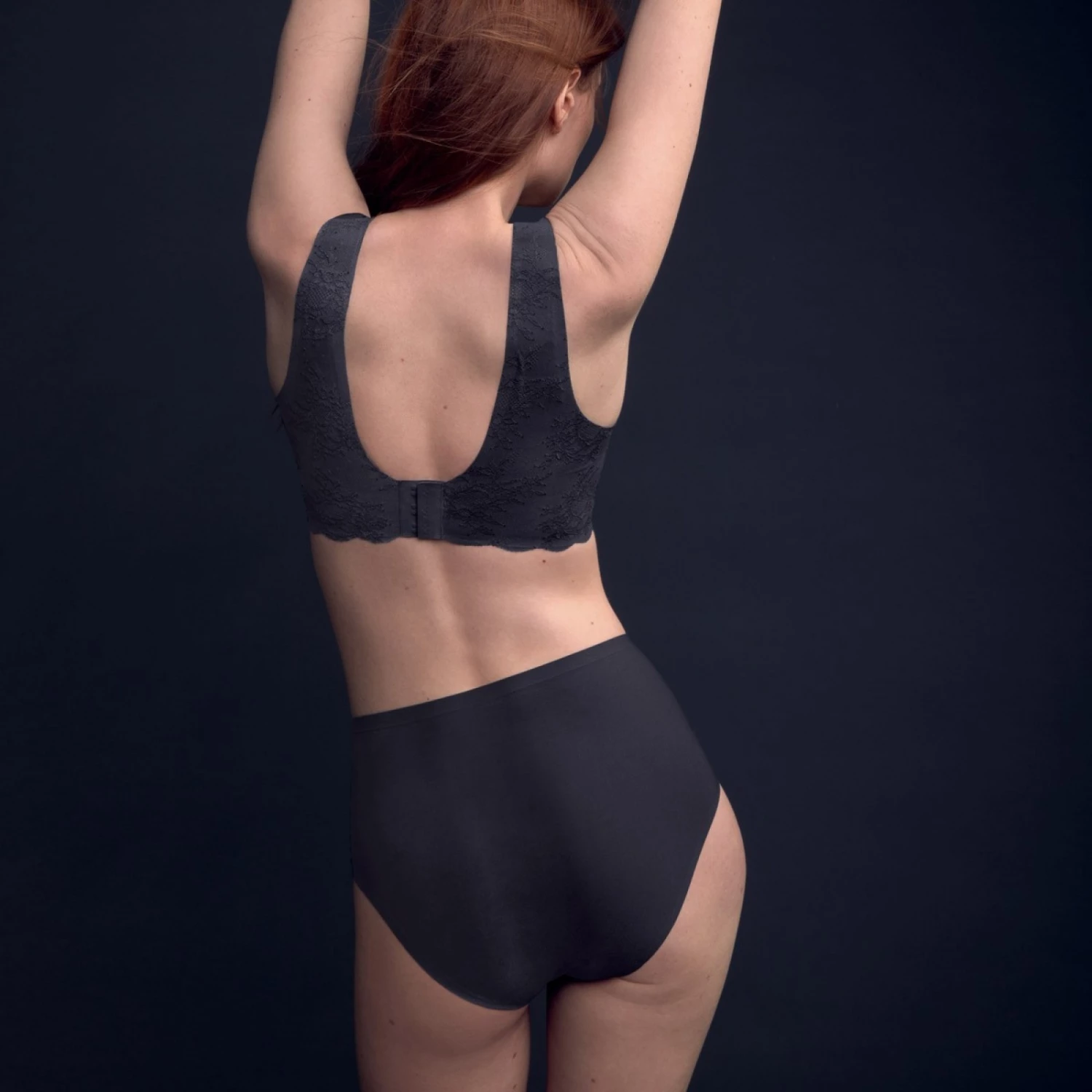 Culotte Taille Haute Anita Comfort Essentials Anthracite 2 Culotte Taille Haute Anita Comfort Essentials Anthracite – Image 2