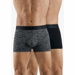 Duo Boxers AUBADE MEN Love Letters Et Uni Noir