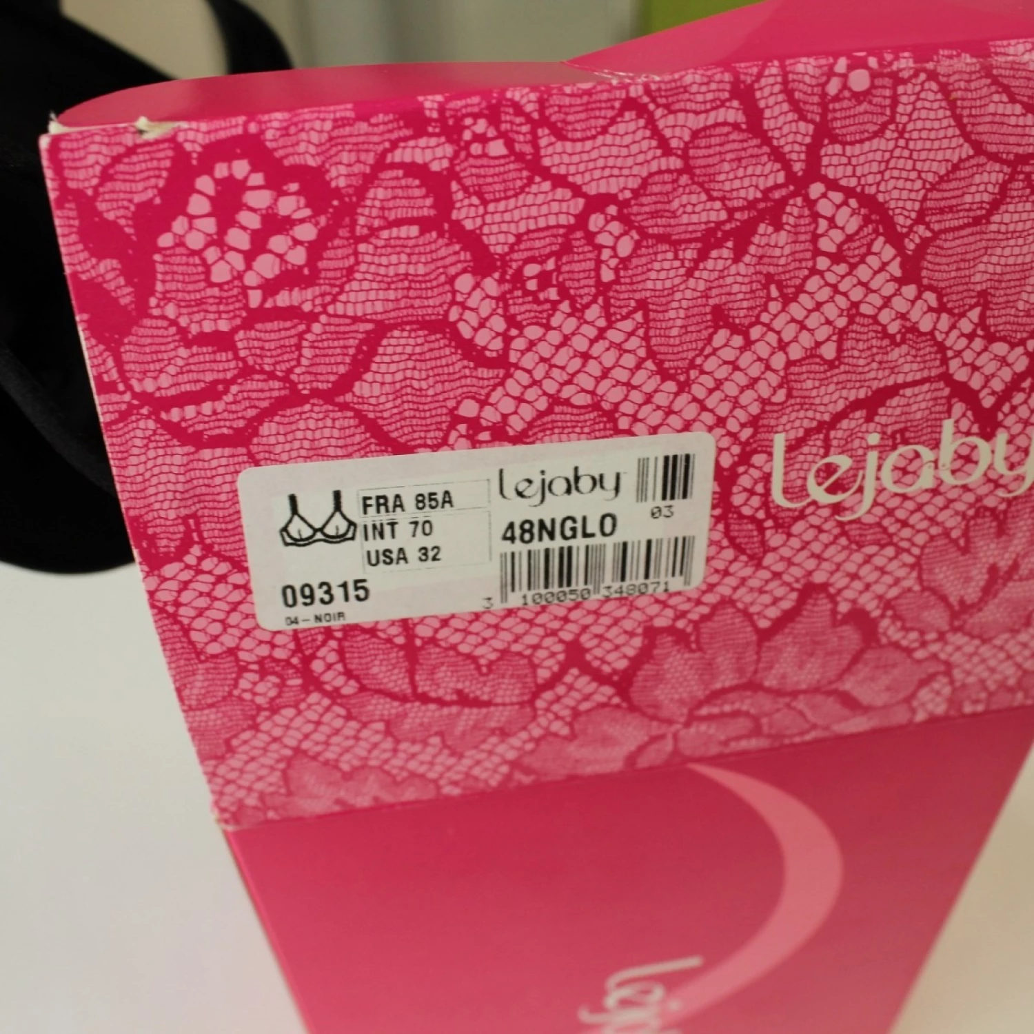 LEJABY Soutien-Gorge Balconnet Gloss Noir 3 LEJABY Soutien-Gorge Balconnet Gloss Noir – Image 3