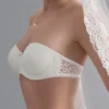 SELMARK Soutien-Gorge Bandeau Mariée Gilda Ivoire