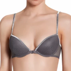 SIMONE PERELE Soutien-Gorge Push Up Velvet Gris Souris